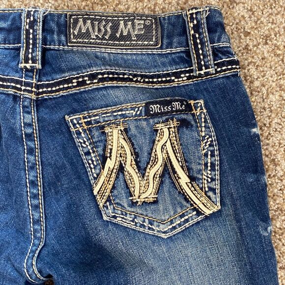 Miss Me The M Series Distressed Skinny Jeans Size 26 - Picture 10 of 12